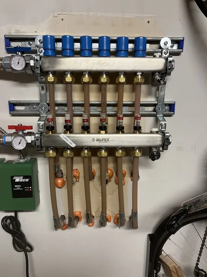 Plumber performing Leak Detection at a residential property in Elsmere